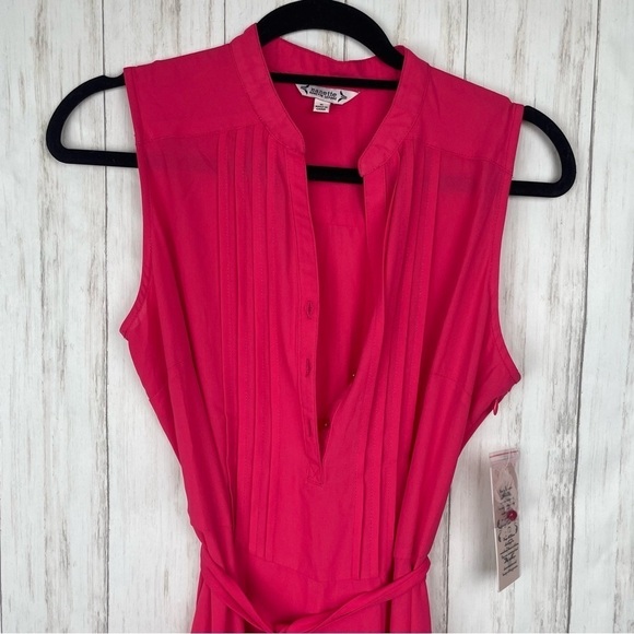 NWT NANETTE LEPORE  Waist Tie Sleeveless Dress in Monticello - Picture 4 of 10